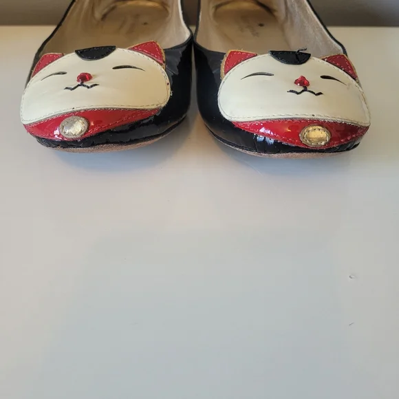 Kate Spade Jimi Lucky Cat Flats, GUC, Size 7 - Picture 4 of 12